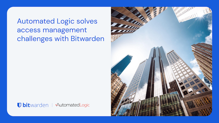 Automated Logic solves access management challenges with Bitwarden