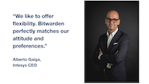 Intesys CEO Alberto Gaigo's Quote on Bitwarden | 