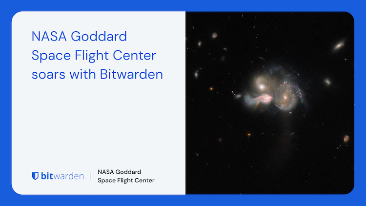 NASA Goddard Space Flight Center Soars with Bitwarden