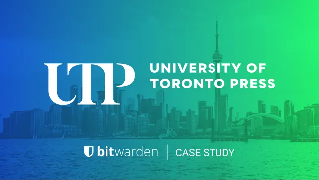 University of Toronto Press Solves for Efficient Password Sharing with Bitwarden